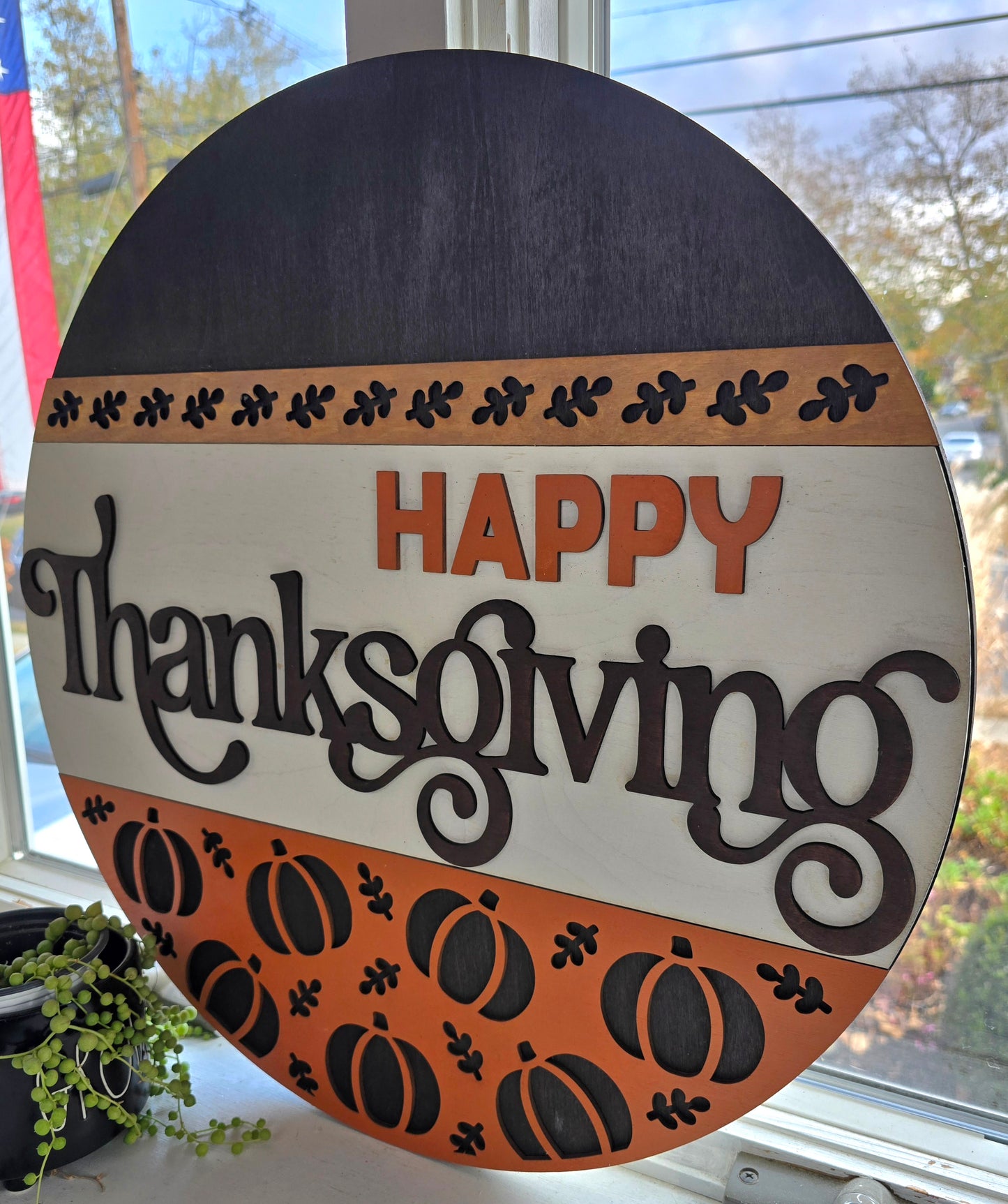 Pumpkin Pie Thanksgiving sign