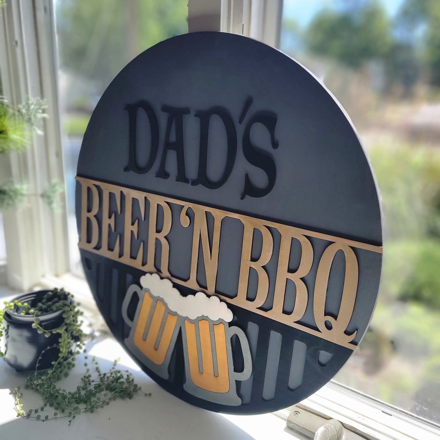 Custom Beer & BBQ sign