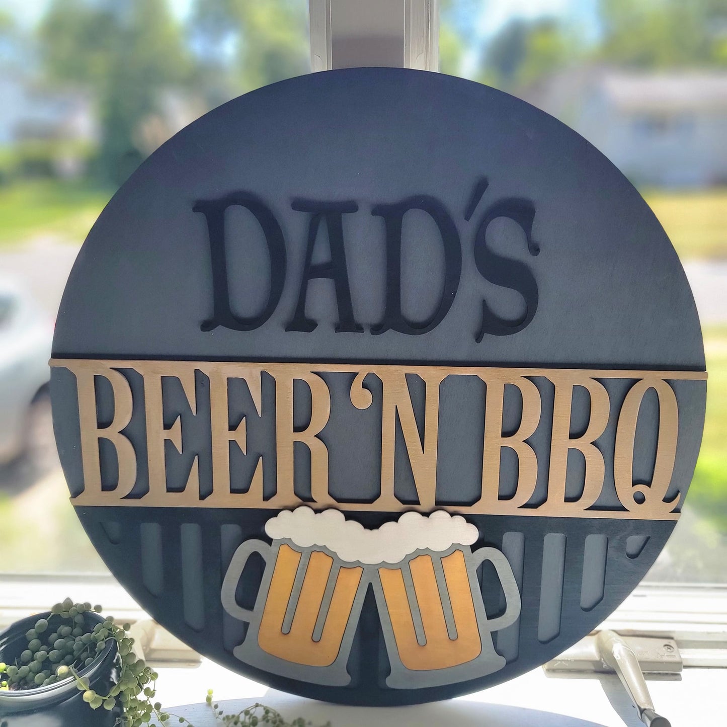 Custom Beer & BBQ sign