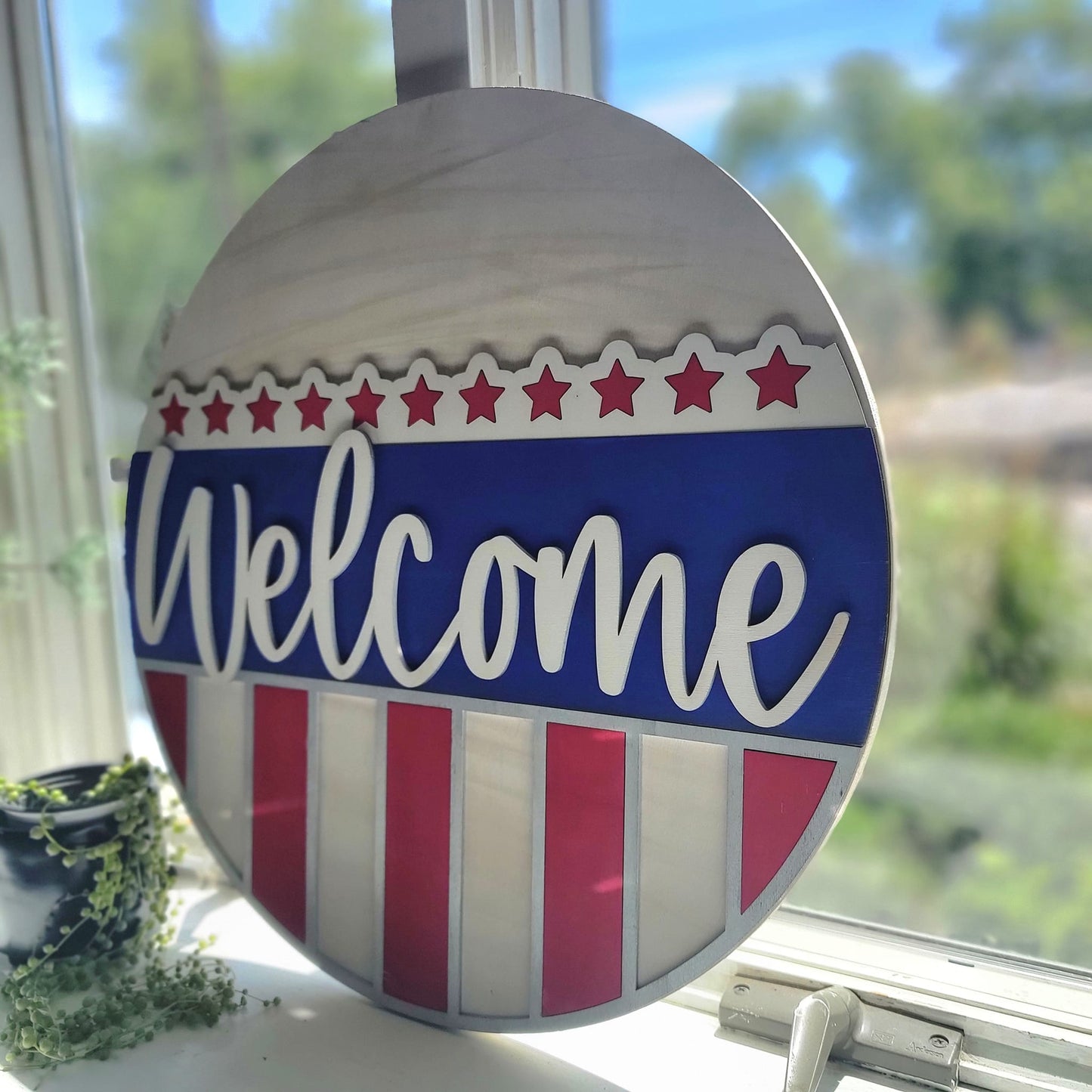 Welcome Barn Quilt