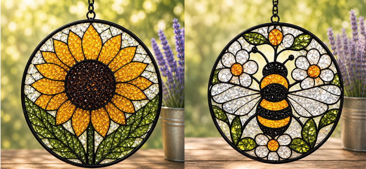 Crushed Glass Workshop a "Painting With The Alpacas" Experience