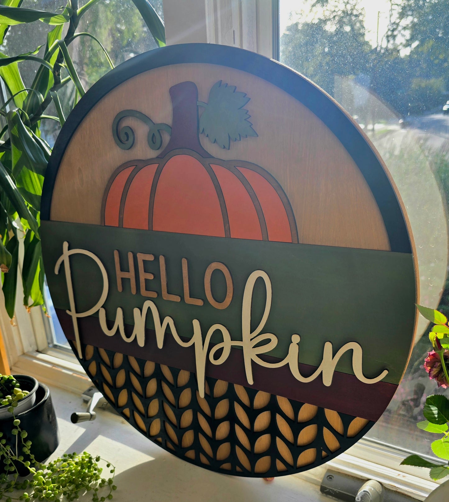 Hello Pumpkin Specialty Sign