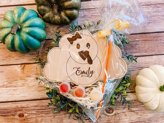 Customized Thanksgiving Paint Kits for Kids