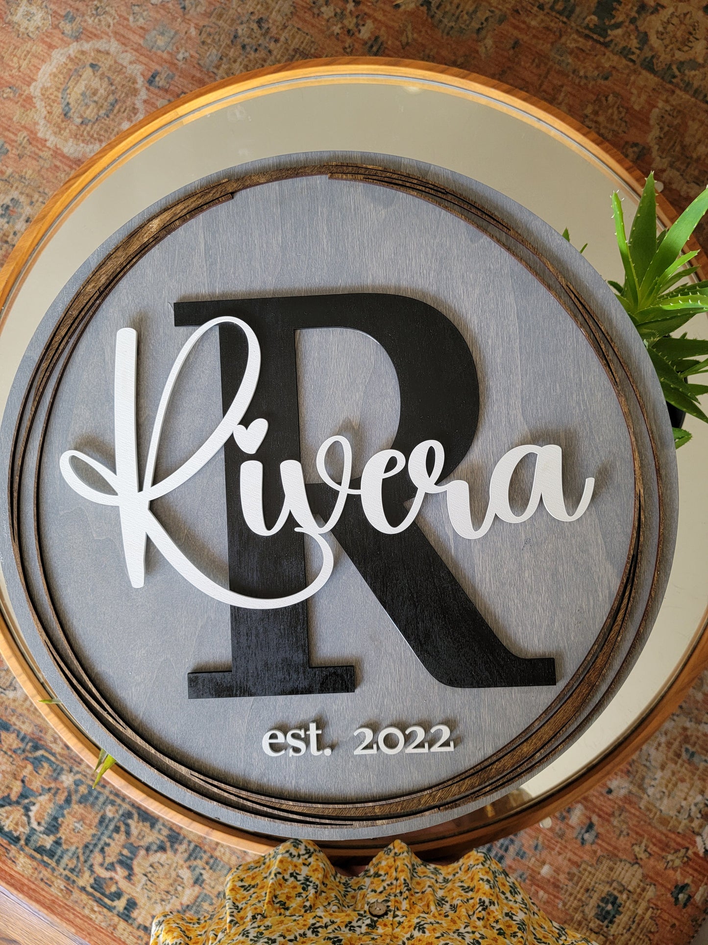 Rivera Custom Family Sign