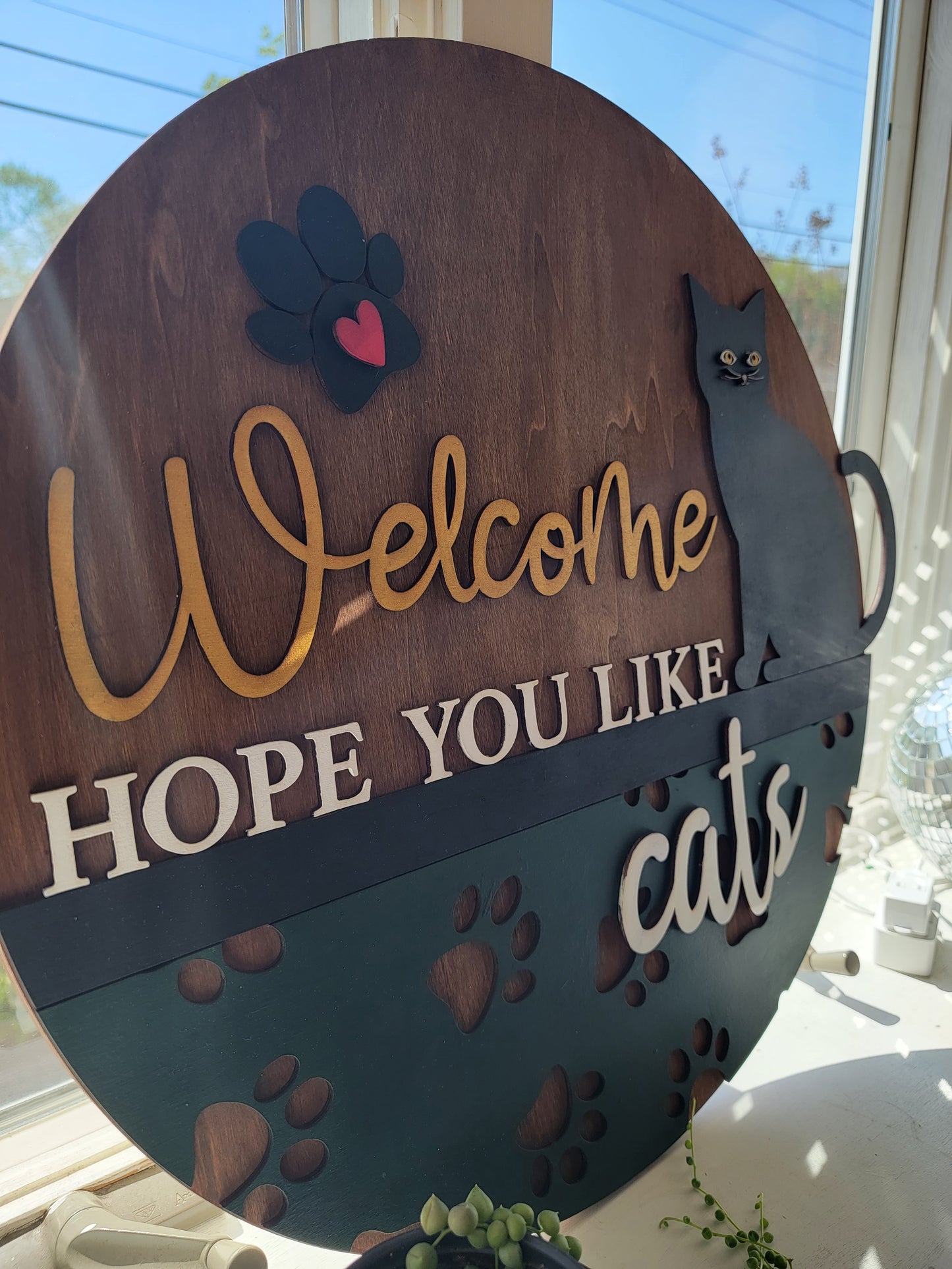 Welcome Hope You Like Cats