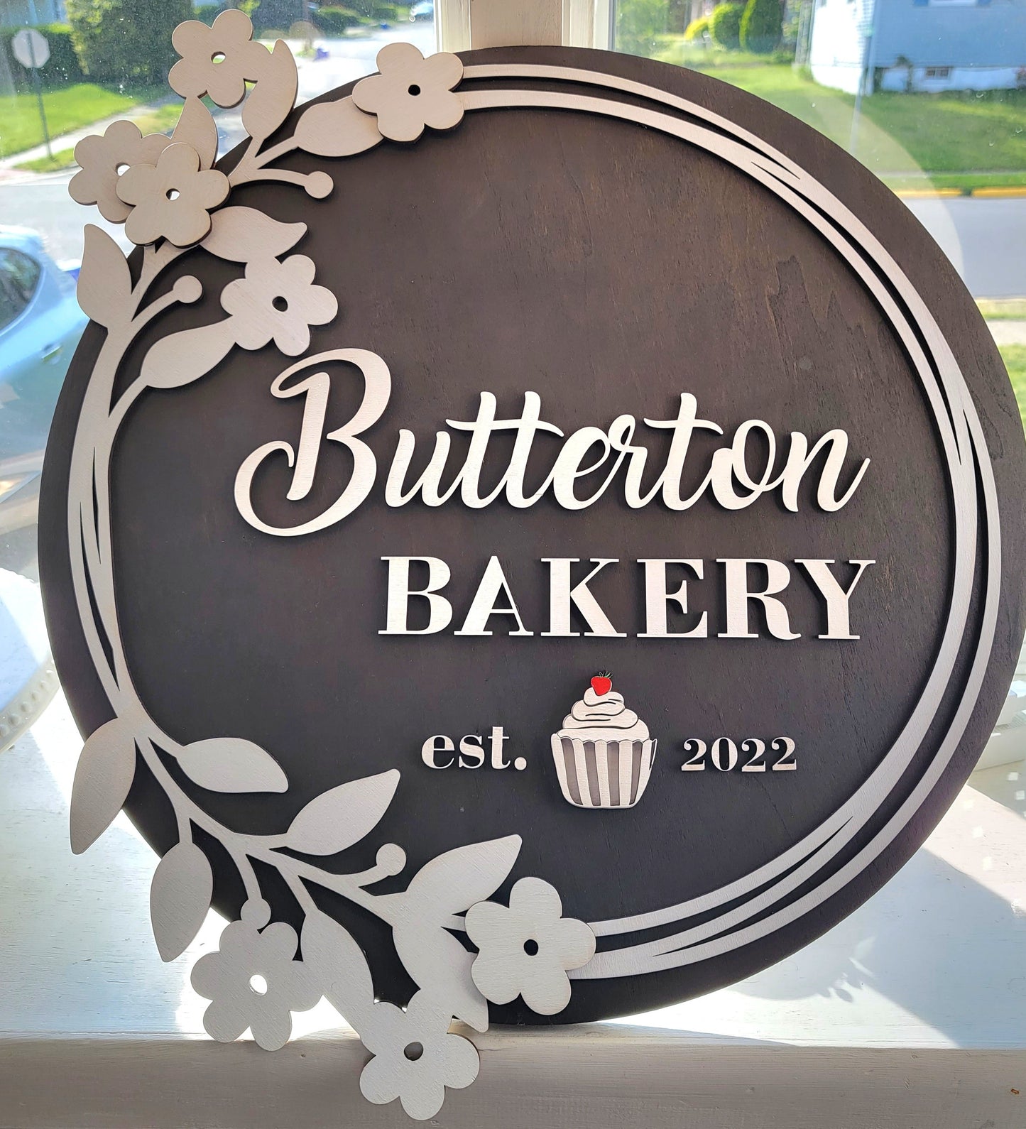 Custom Business Sign Butterton Bakery