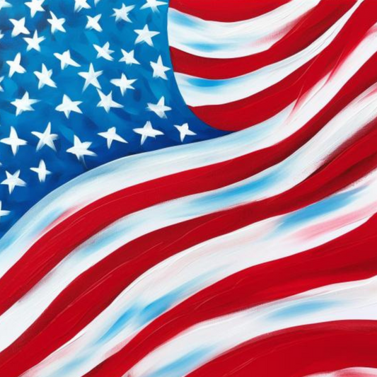 Abstract American Flag