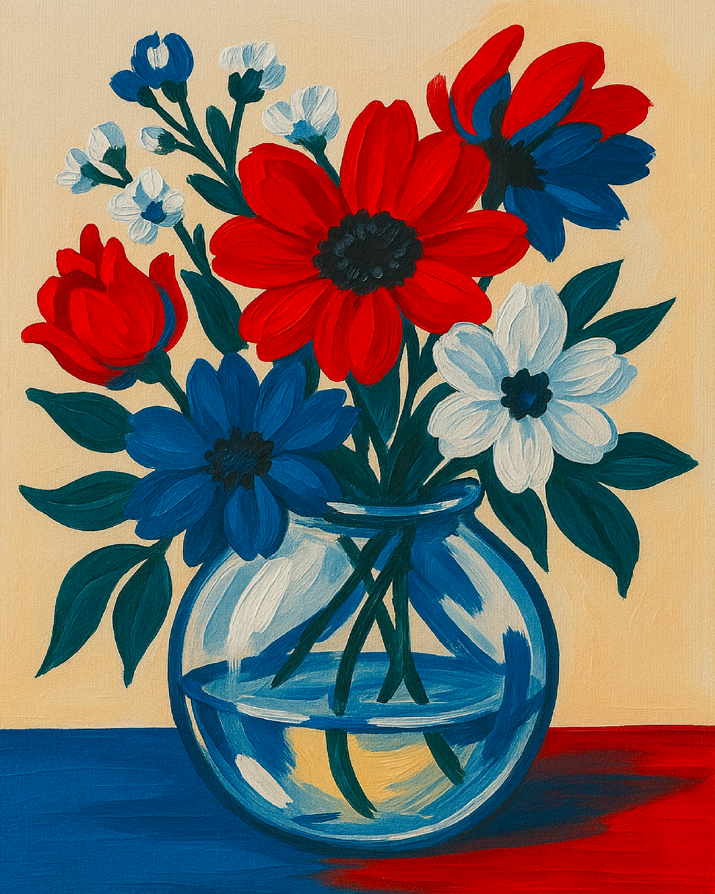 Red White And Wow Bouquet