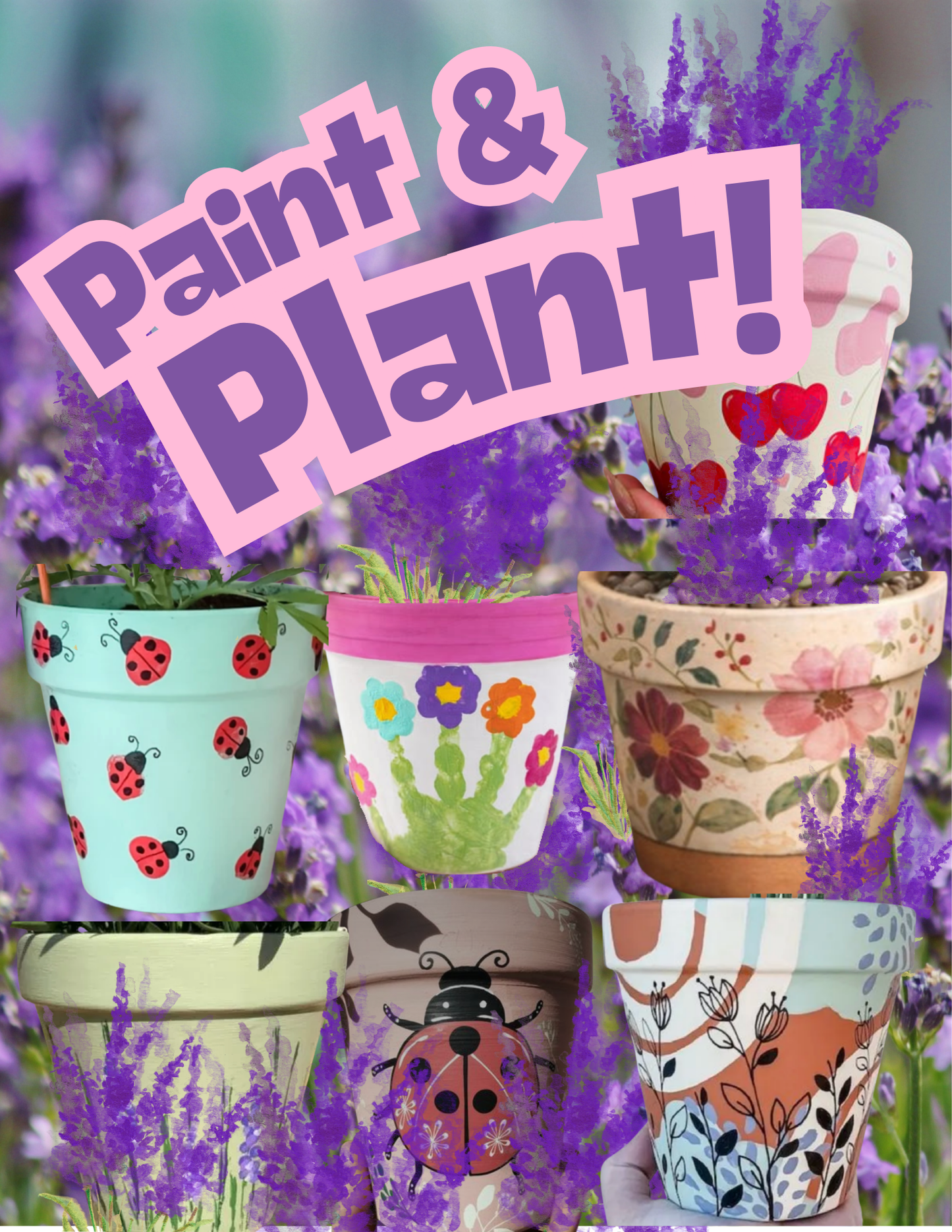 Mom, Me & the Alpacas Paint and Plant AM Session