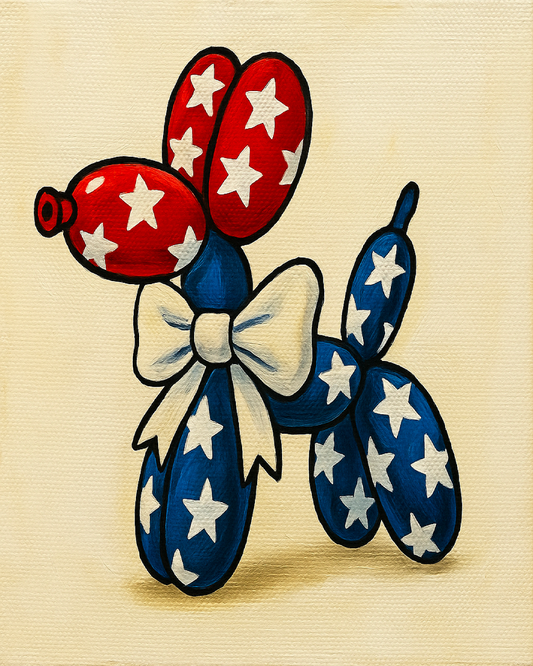 Patriotic Balloon Pup