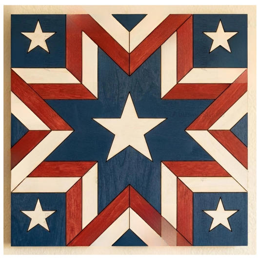 Wooden Barn Quilt Workshop at at Hidden Spring Lavender and Alpaca