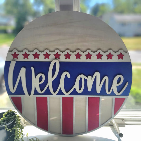 Welcome Barn Quilt