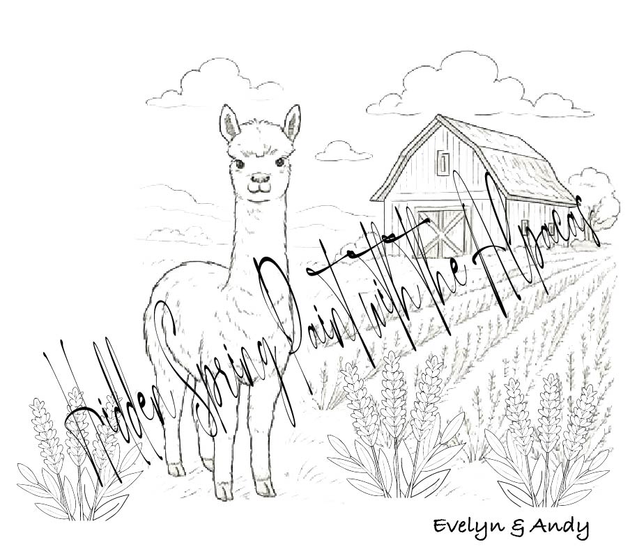 Painting with the Alpacas!