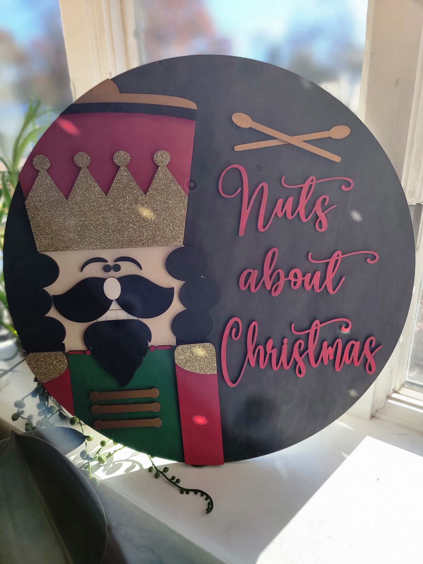 Nuts About Christmas sign