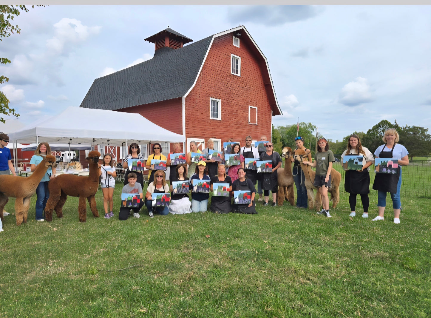 Mom, Me & the Alpacas Paint and Plant AM Session